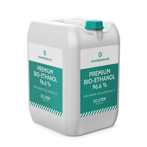 Premium bioethanol 96.6% - high purity (fully denatured)